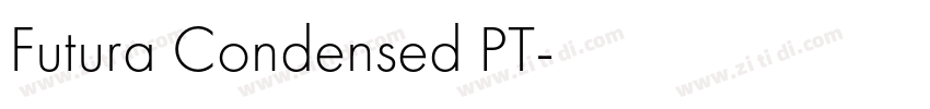 Futura Condensed PT字体转换